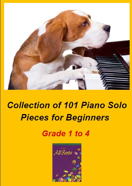 Коллекция из 101 фортепианных сольных пьес для начинающих